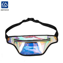 2019 new transparent laser beach swimming sports waist bag